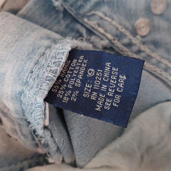 🏍Women's Light Blue Jeans With Pink Decor - Picture 12 of 16